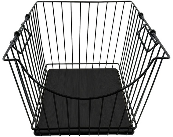 Kirkton House Premium Pantry Basket - Large - Dark Wood