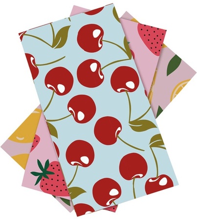 Crofton 12Pk Reusable Paper Towels - Fruits