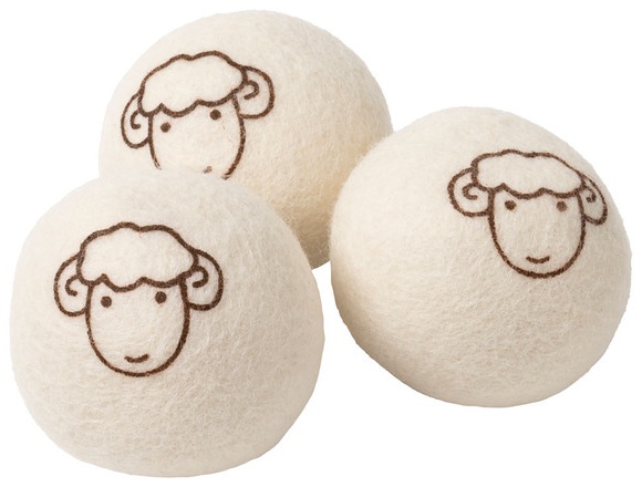Joie Laundry Care Accessories - White, Lamb Dryerballs