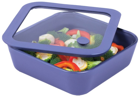 Crofton Ceramic Food Containers - Square - BLU