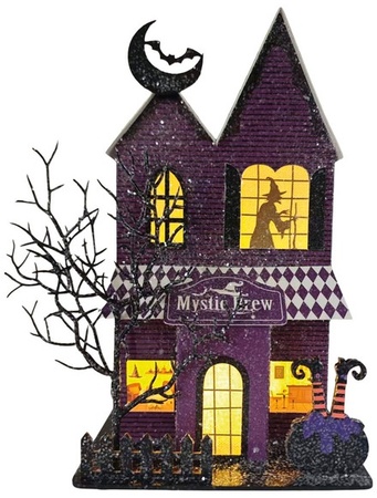 The Halloween Collection LED Paper Haunted House - Mystic Brew