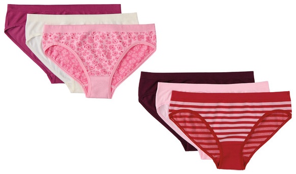 Serra Ls Seamless Underwear 6 Pk - Hipster