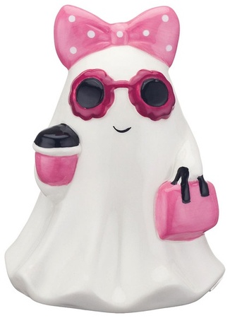 The Halloween Collection Pastel Ceramic Ghost - Purse Pink