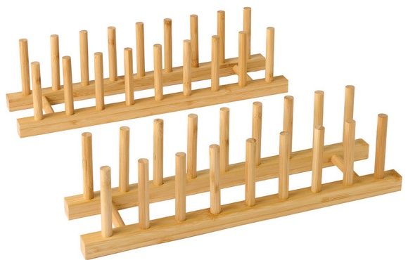 Kirkton House Bamboo Dish or Lid Organizer - Lid Organizer