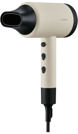 Visage Ionic Hairdryer - Cream/Black