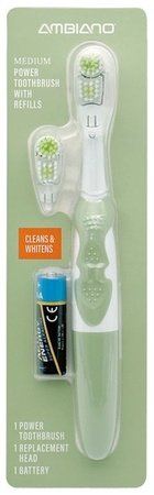 Dentiguard Power Toothbrush with Refills - Light Green