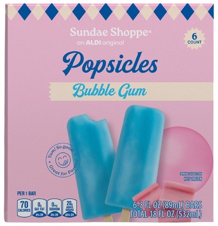 Sundae Shoppe Cotton Candy or Bubblegum Pop - Bubblegum