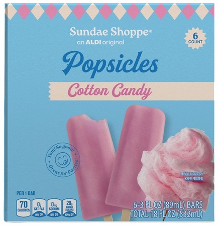 Sundae Shoppe Cotton Candy or Bubblegum Pop - Cotton Candy