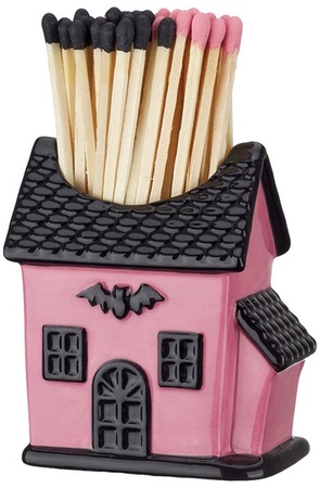 Kirkton House Halloween Matches Holder - Haunted House