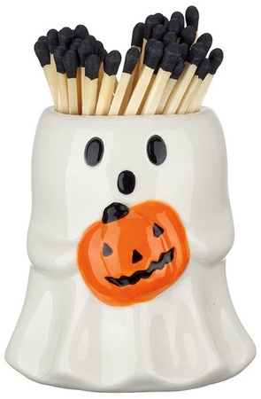 Kirkton House Halloween Matches Holder - Ghost Org Pmpkn
