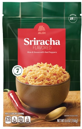 Aldi Assorted Rice and Sauce - Sriracha