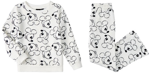 Disney Sweatshirt - Mickey Blk/Wht