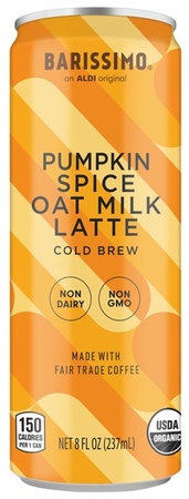 Barissimo Oat Milk Lattes - Pumpkin