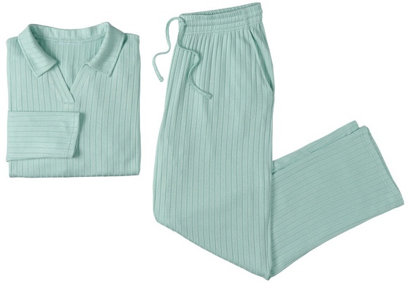 Serra Ls Loungewear Set - Green