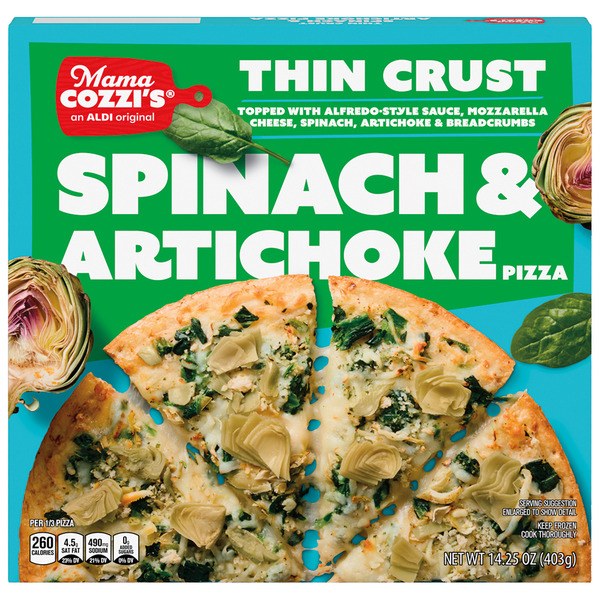 Mama Cozzi’s Spinach & Artichoke Pizza - $4.99