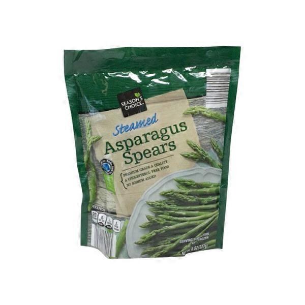 13. Season's Choice Steamed Asparagus Spears – About $3.29