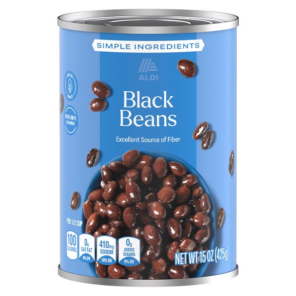 15. ALDI Black Beans — About $0.86