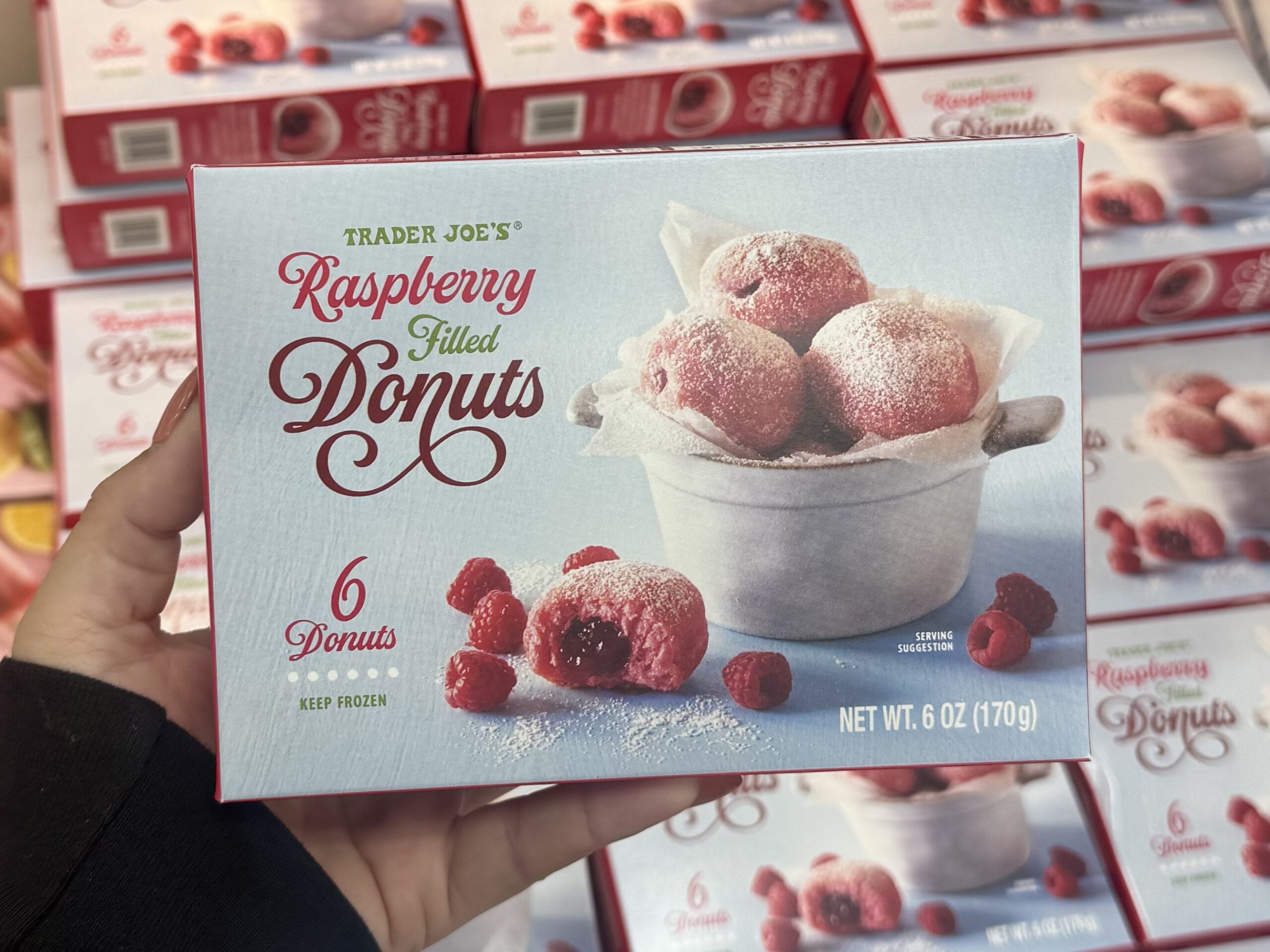 Raspberry Filled Donuts - in store