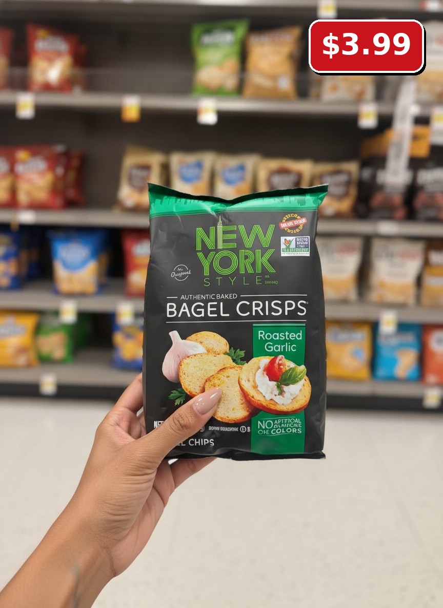 NEW YORK STYLE BAGEL CRISPS Roasted Garlic