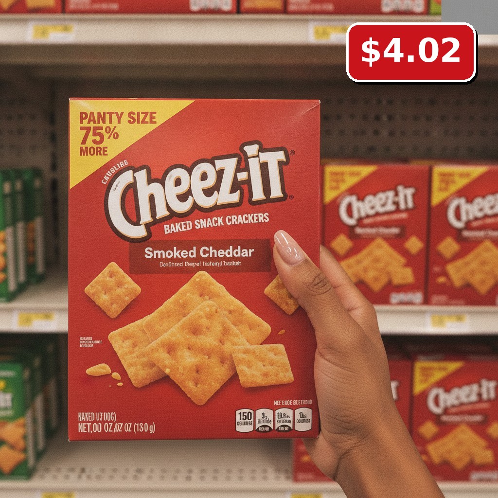 CHEEZ-IT BAKED SNACK CRACKERS