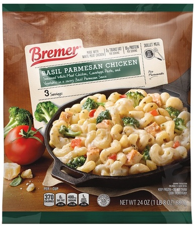 Bremer Frozen Chicken Pasta -