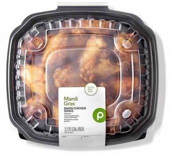 Publix 20-Piece Mardi Gras Chicken Wings