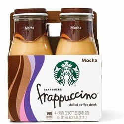 Starbucks Frappuccino Chilled Coffee Drink or Doubleshot
