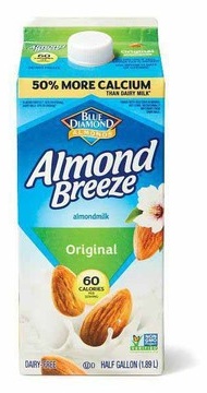 Blue Diamond Almonds Almond Breeze Almondmilk