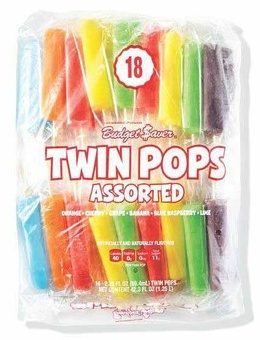 Budget Saver Popsicles, Assorted Twin Pops