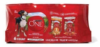 Purina One True Instincts or Smartblend Dog Food