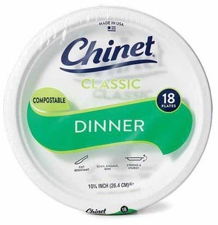 Chinet Classic White Dinner Plates