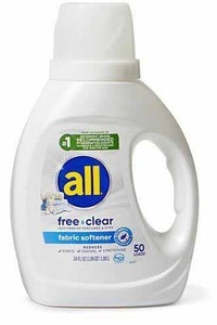 Snuggle or All Fabric Softener