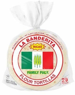 La Banderita Flour Tortillas