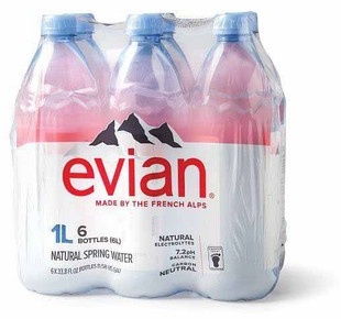 Evian Natural Spring Water
