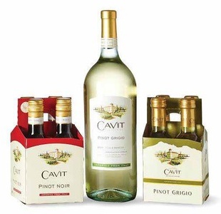 Cavit Pinot Grigio or Pinot Noir Wine