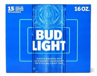 15-Pack Bud Light Beer