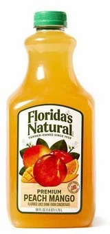 Florida's Natural Peach Mango Flavored Juice Drink