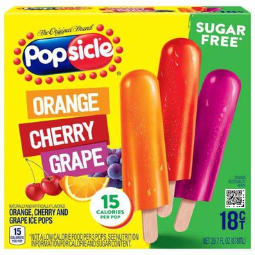 Popsicle Ice Pops or Fudgsicle Original Fudge Bars
