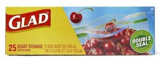 Glad Storage or Freezer Bags