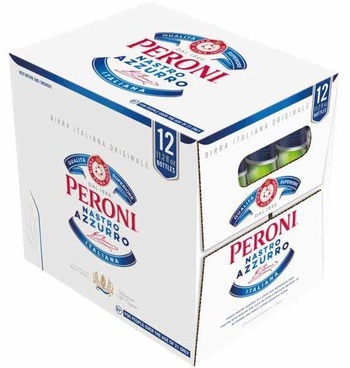 12-Pack Peroni Nastro Azzurro Beer
