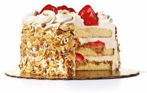 Strawberry Dulce de Leche Cake