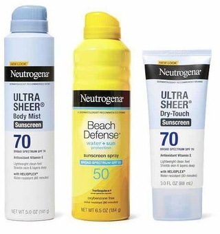 Neutrogena Sun Care Products