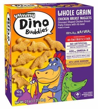 Yummy Dino Buddies Chicken Breast Nuggets