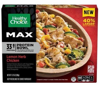 Healthy Choice Bowls or Simply Steamers or Marie Callender's Entrées