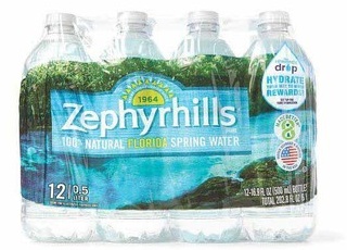 Pure Life Purified Water or Zephyrhills Florida Spring Water