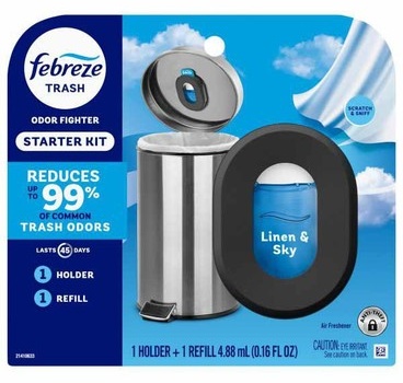 Febreze Trash Odor Fighter Starter Kit