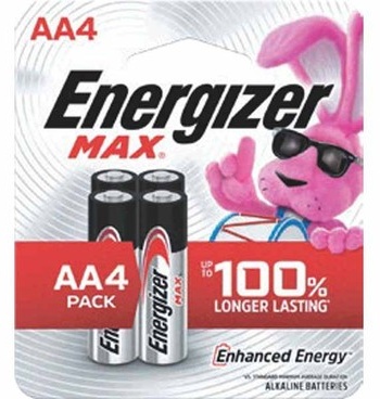 Any 1 Energizer Max AA/AAA