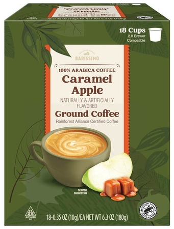 Barissimo Caramel Macch/Apple Cups - Apple