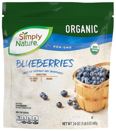 Simply Nature Frozen Organic Fruit - Blueberries
