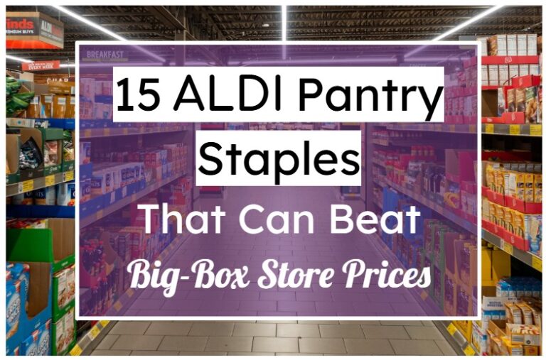 15 ALDI Pantry Staples That Can Beat Big-Box Store Prices